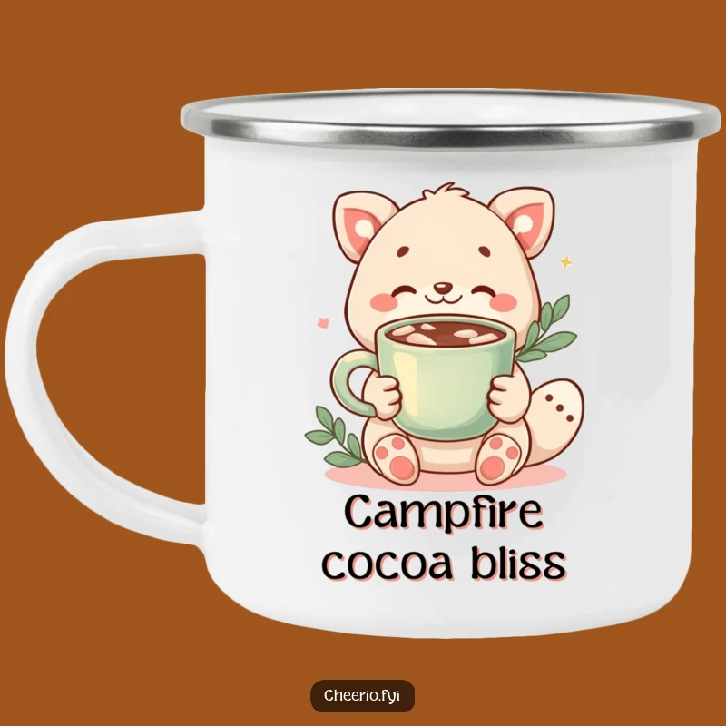 Funny Cozy Cocoa Animal Camping Mug - Warm Drink Outdoor Gift