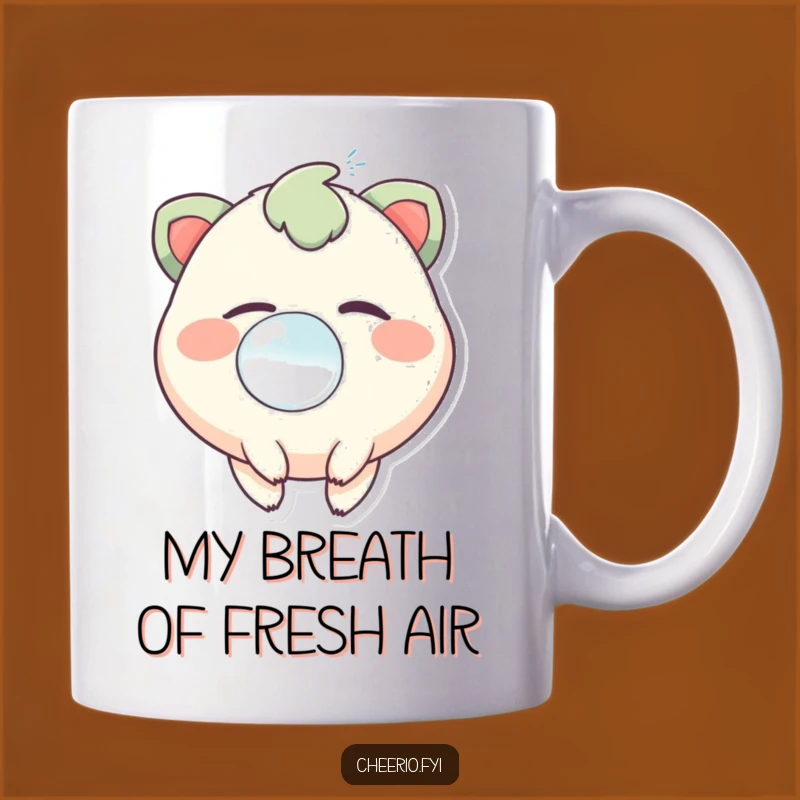 Funny Bubble-Blowing Creature Mug: A Cheerful, Twinkling Companion for Your Morning Brew