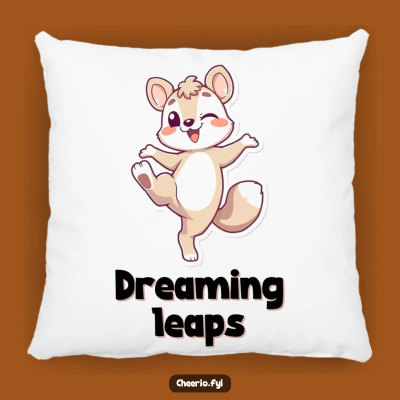 Funny Energetic Fox Pillow: Cozy Playfulness and Energetic Comfort