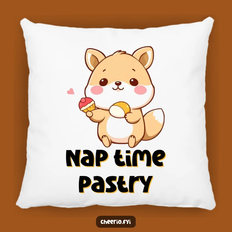 Funny Happy Animal Pastry Pillow: Cozy Comfort with a Sweet Touch