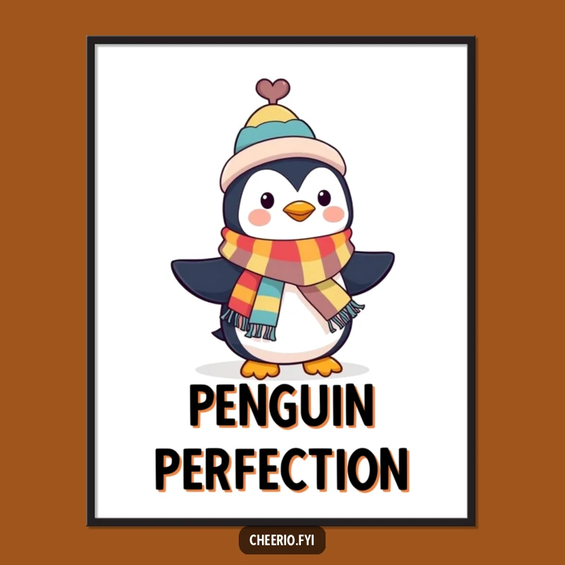 Funny Penguin Top Hat Digital Art - Dapper Wall Decor