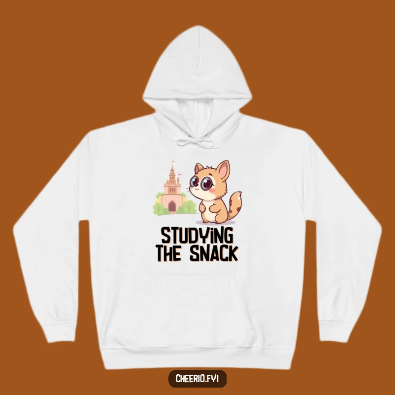 Cozy Funny Monocle Animal Hoodie: Warm & Witty Explorer Gift