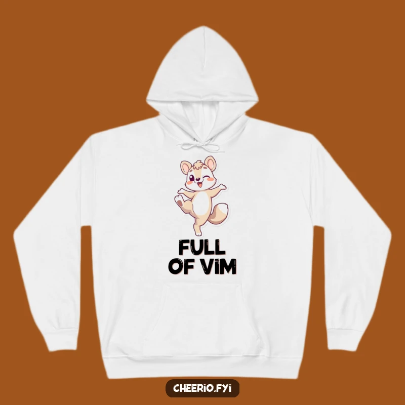 Funny Energetic Fox Hoodie: Cozy Playfulness and Energetic Fun