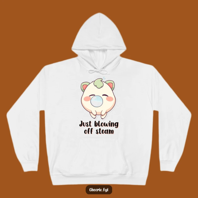 Cozy Funny Bubble Creature Hoodie: Warm Up with a Twinkling Friend and Cheerful Bubbles