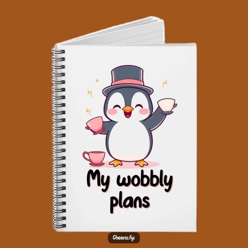 Funny Penguin Juggling Notebook: Jot Down Whimsical Ideas