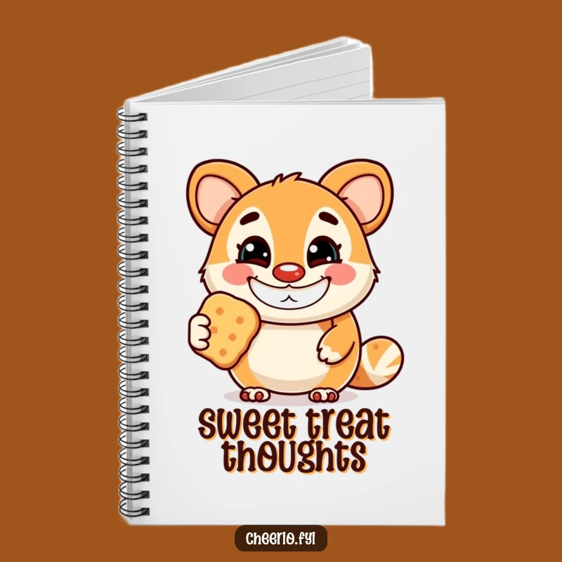 Funny Biscuit Mascot Notebook: Grinning Notes, Sweet Journal Gift