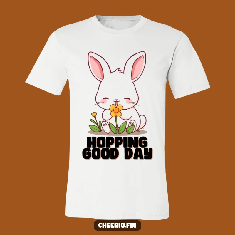 Funny Lucky Rabbit Clover T-Shirt - Cute & Hilarious Bunny Tee for Good Vibes