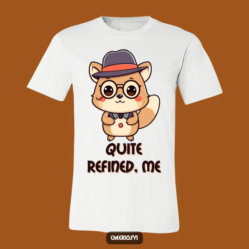 Funny Animal Monocle Curtsey T-Shirt: Hilarious Wearable Art and a Perfect Gift