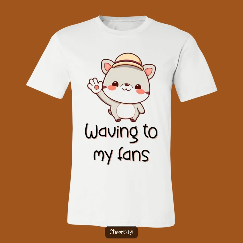 Funny Cheerful Animal Bowler Hat T-Shirt - Jaunty Style Tee