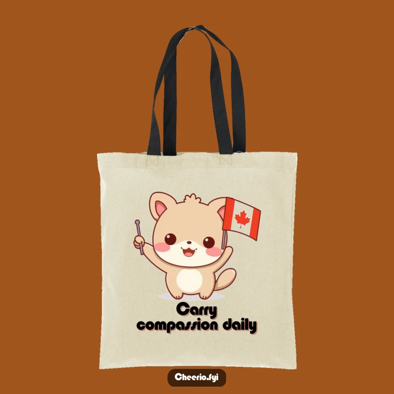 Funny Animal Hero Tote Bag, Carry Your Day with a Red Cross Smile
