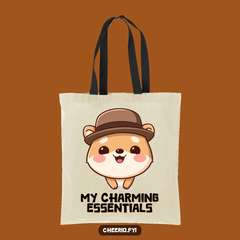 Funny Bowler Hat Animal Tote Bag - Carry Your Charm - Perfect Funny Gift!